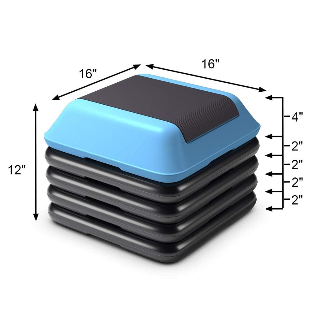 Aerobic Step Platform with Risers