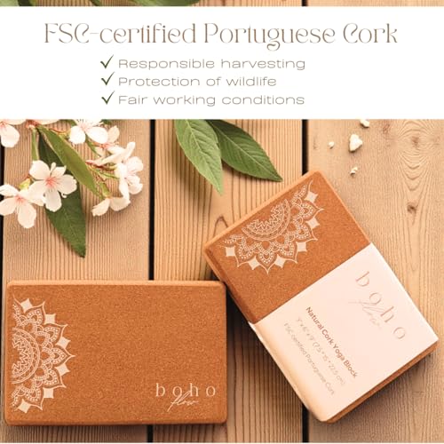Cork Yoga Block Set
