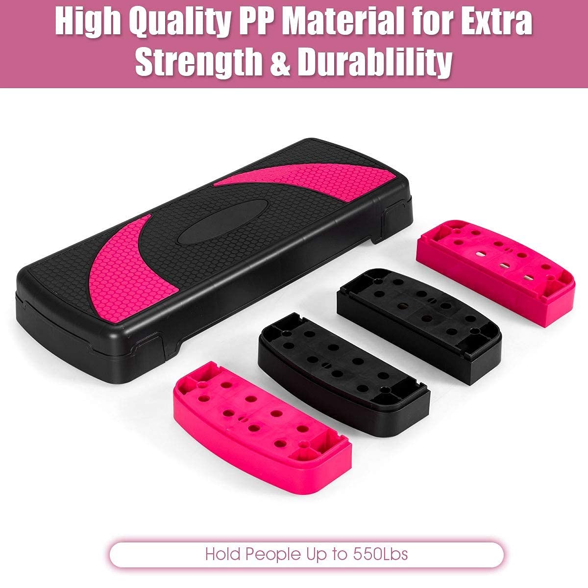 Adjustable Aerobic Step Platform