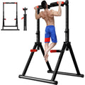 DOBESTS Power Tower Pull Up Bar Free Standing, Foldable Pull Up Station