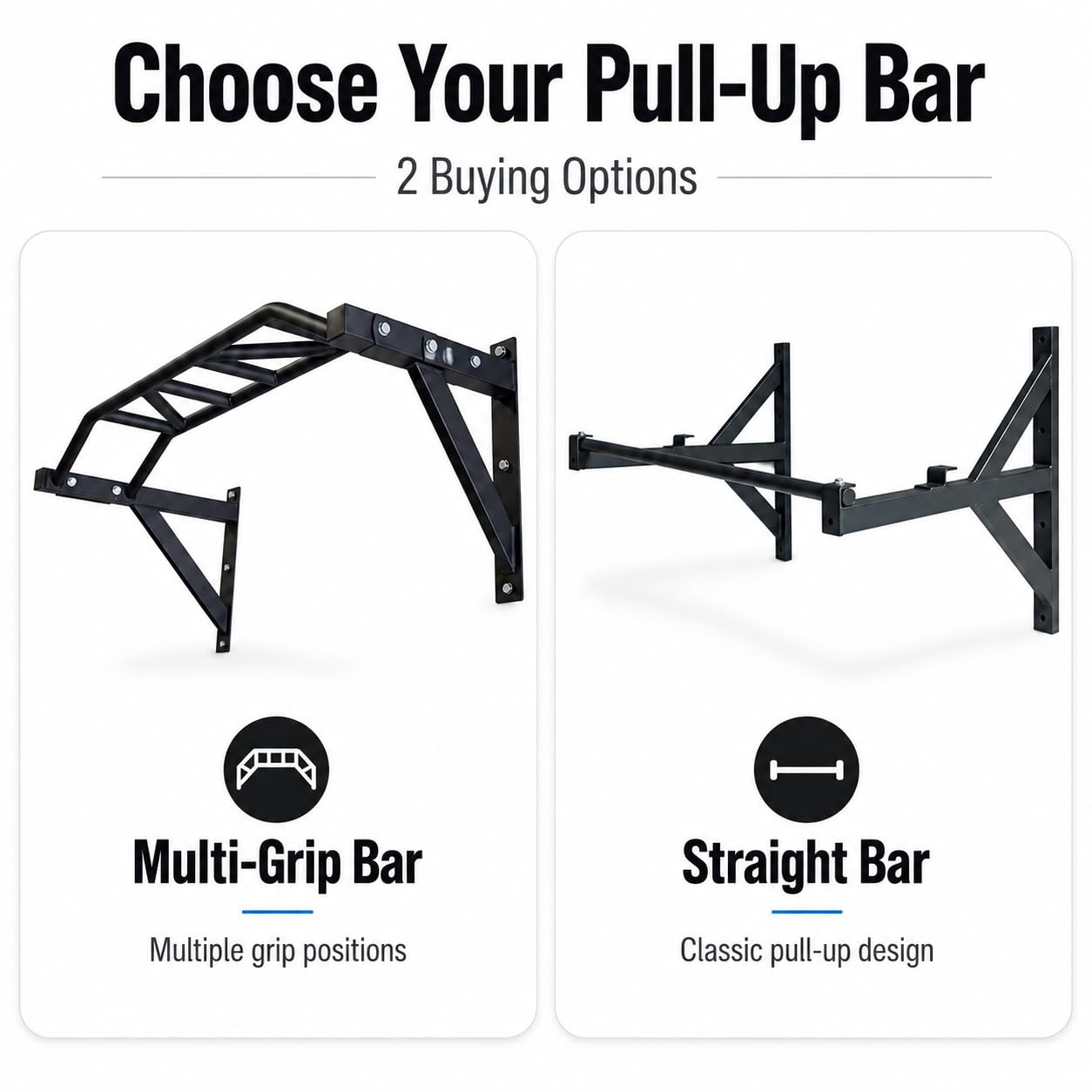 Wall-Mounted Pull-Up Bar