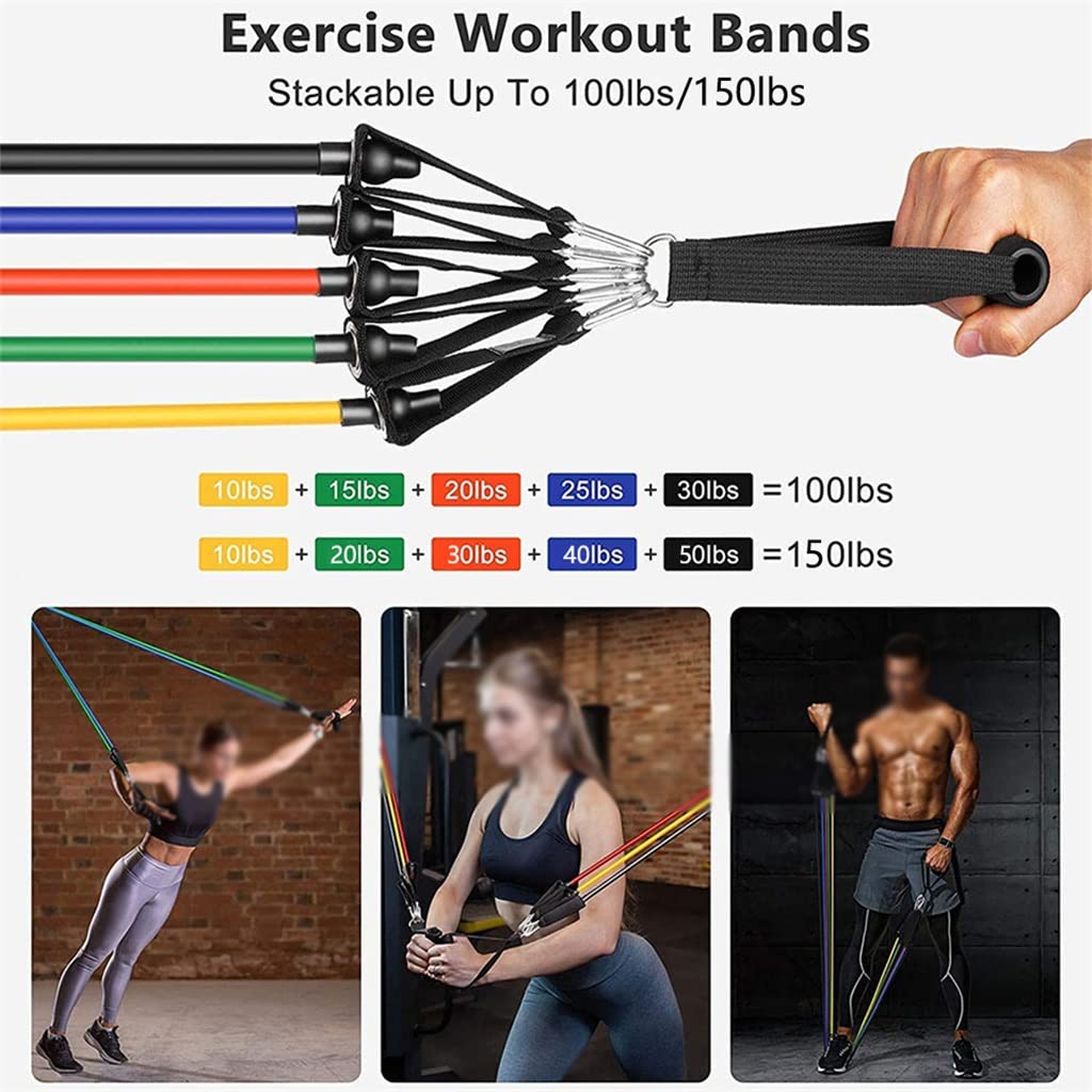 Pilates Bar with Resistance Bands