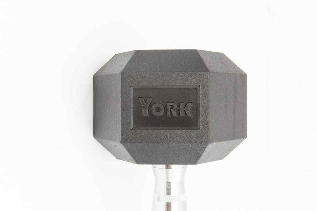 Rubber Hex Dumbbell Set