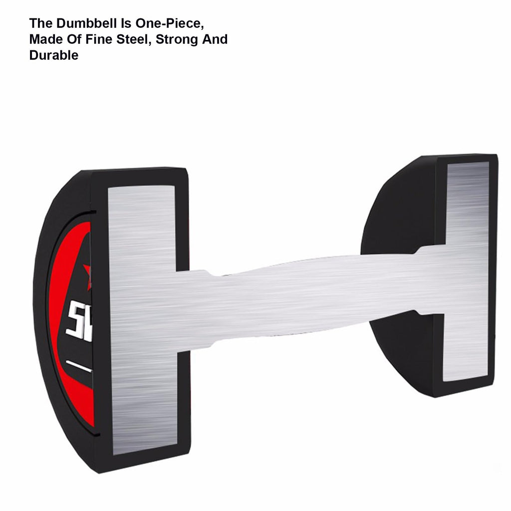 Rubber Hex Dumbbell Set with Rack