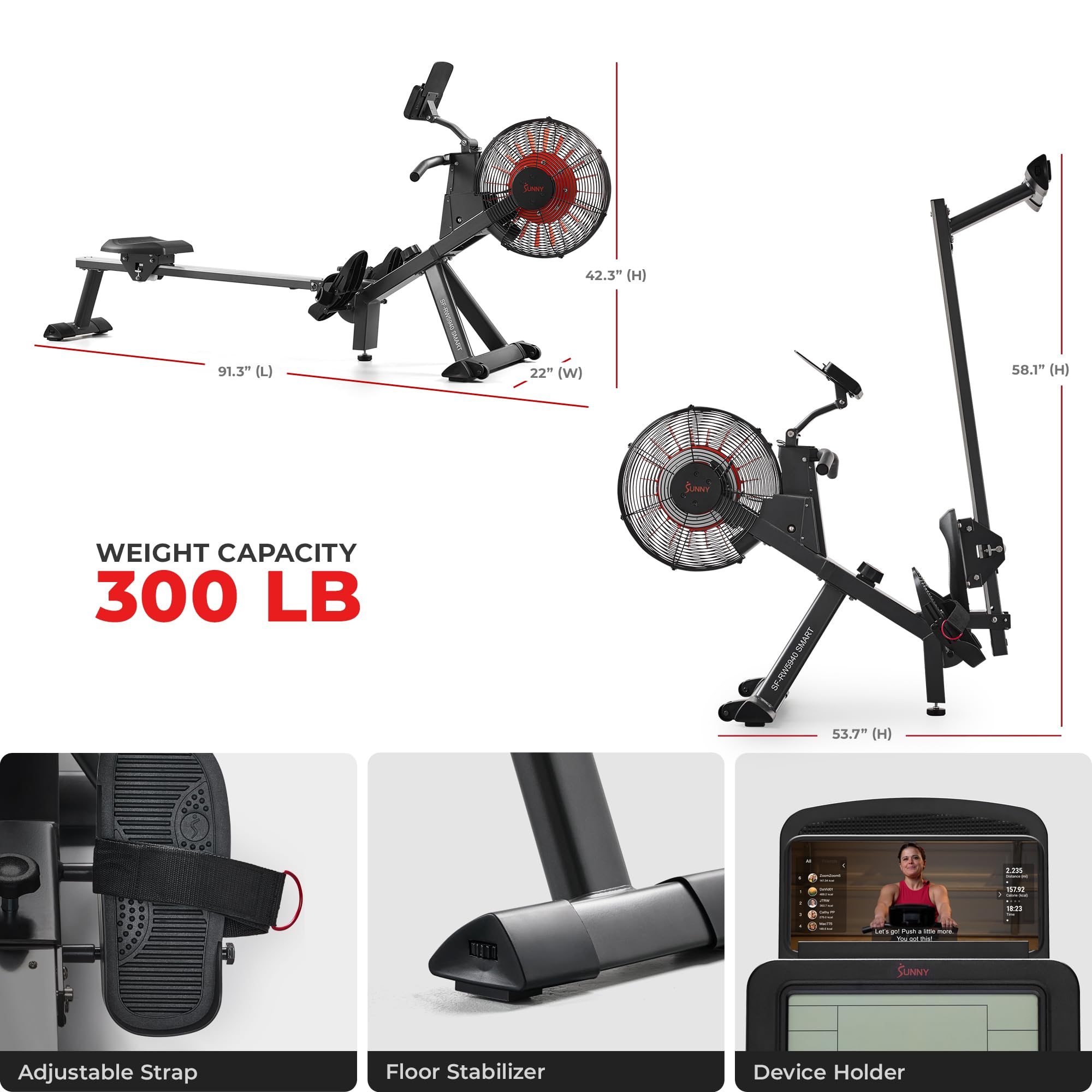 Air Rowing Machine
