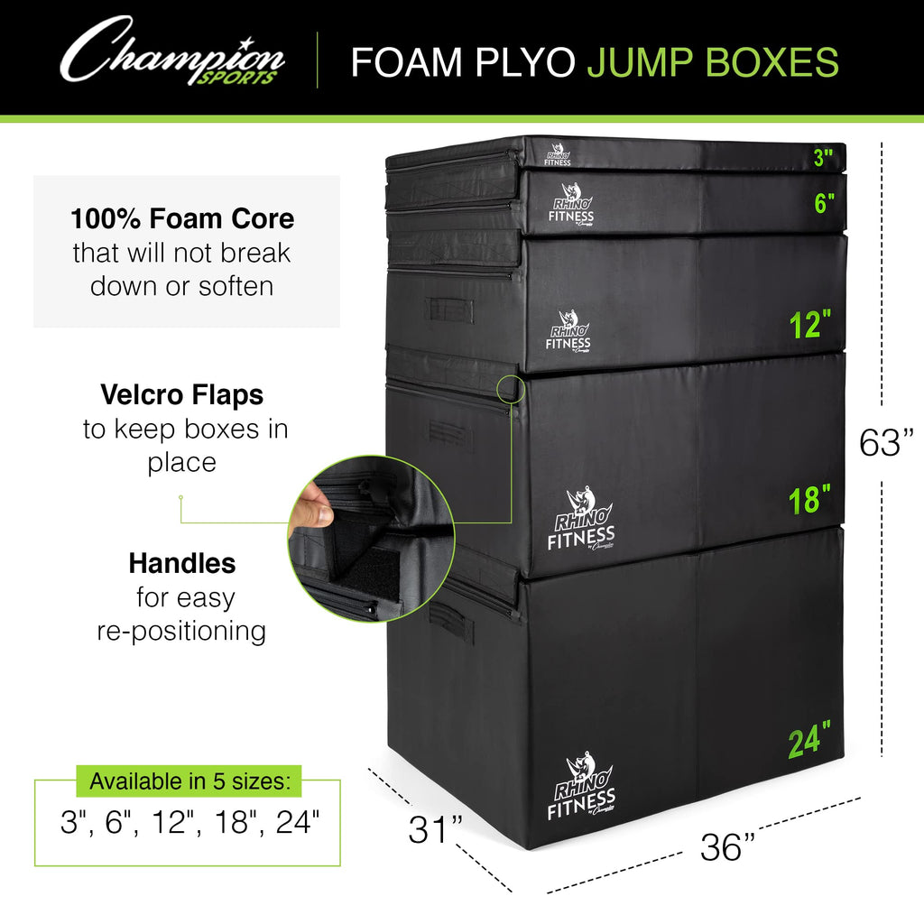Foam Plyometric Box Set