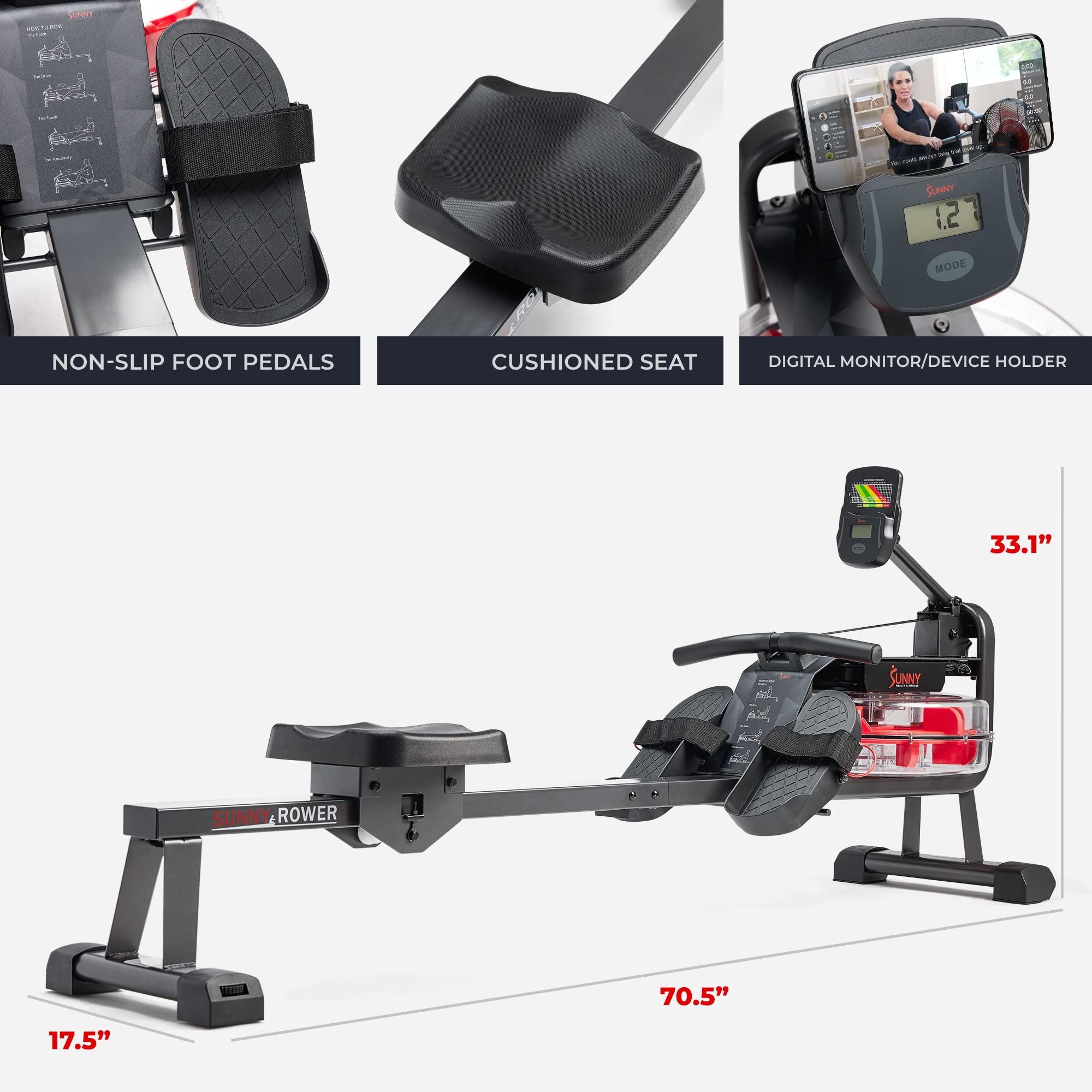 Water Rowing Machine
