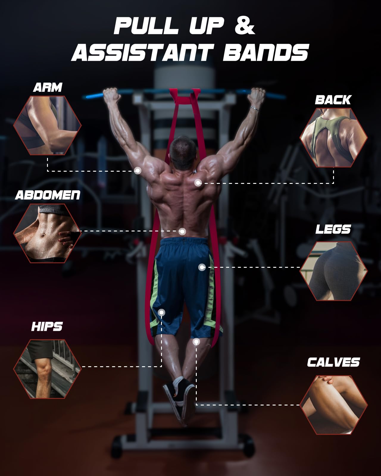 Pull Up Resistance Band Set