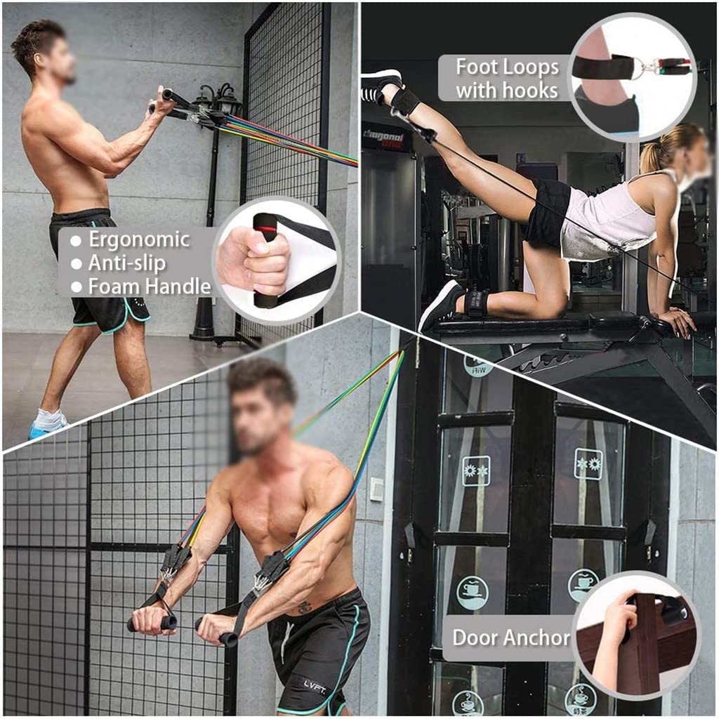 Pilates Bar with Resistance Bands