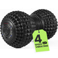 EXELLEON Peanut Massage Ball, 4-Speed Vibrating Textured Muscle Roller
