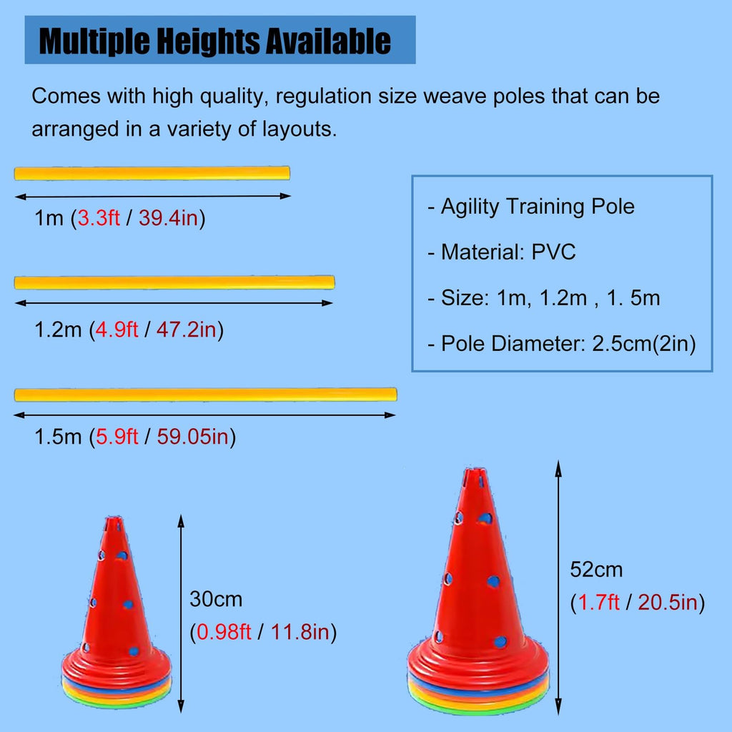 Agility Training Set with Cones