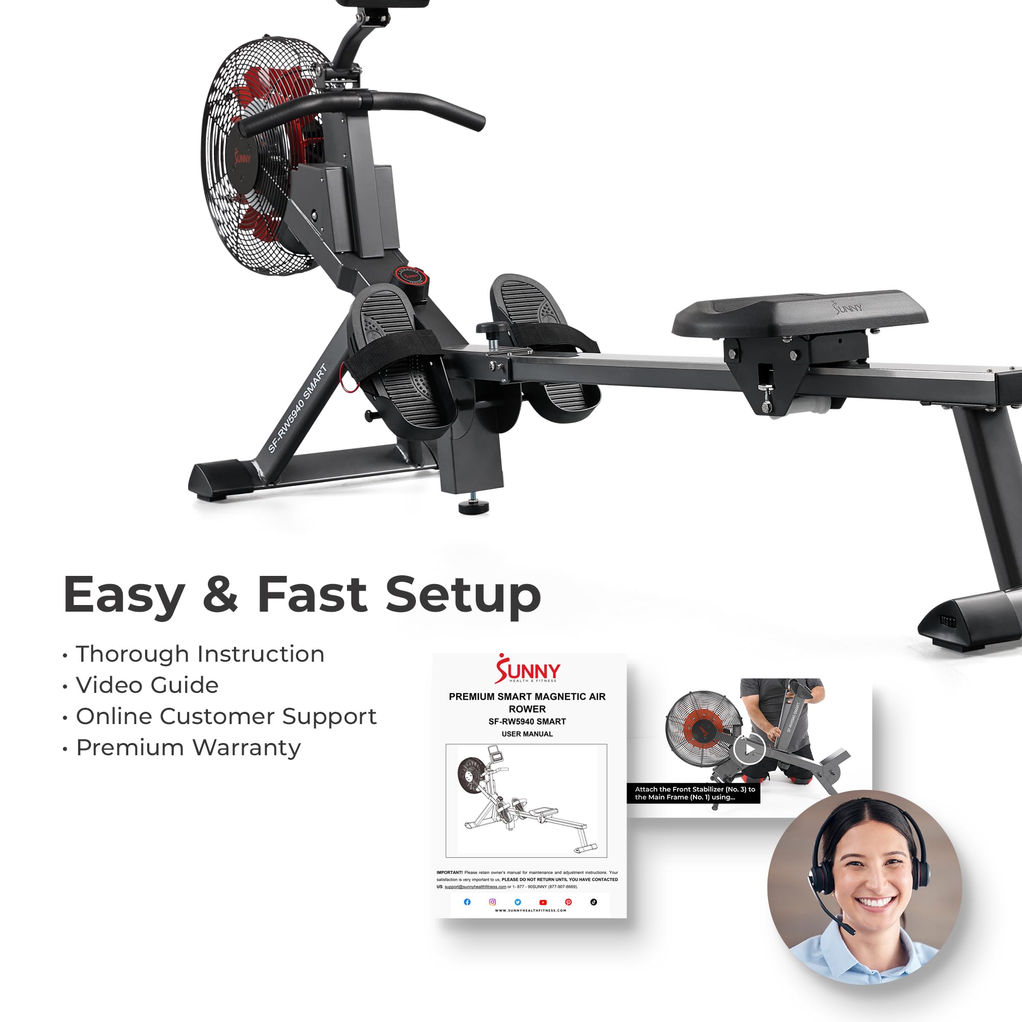 Air Rowing Machine