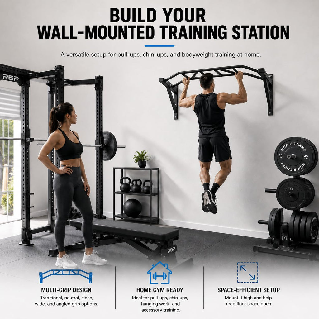 Wall-Mounted Pull-Up Bar