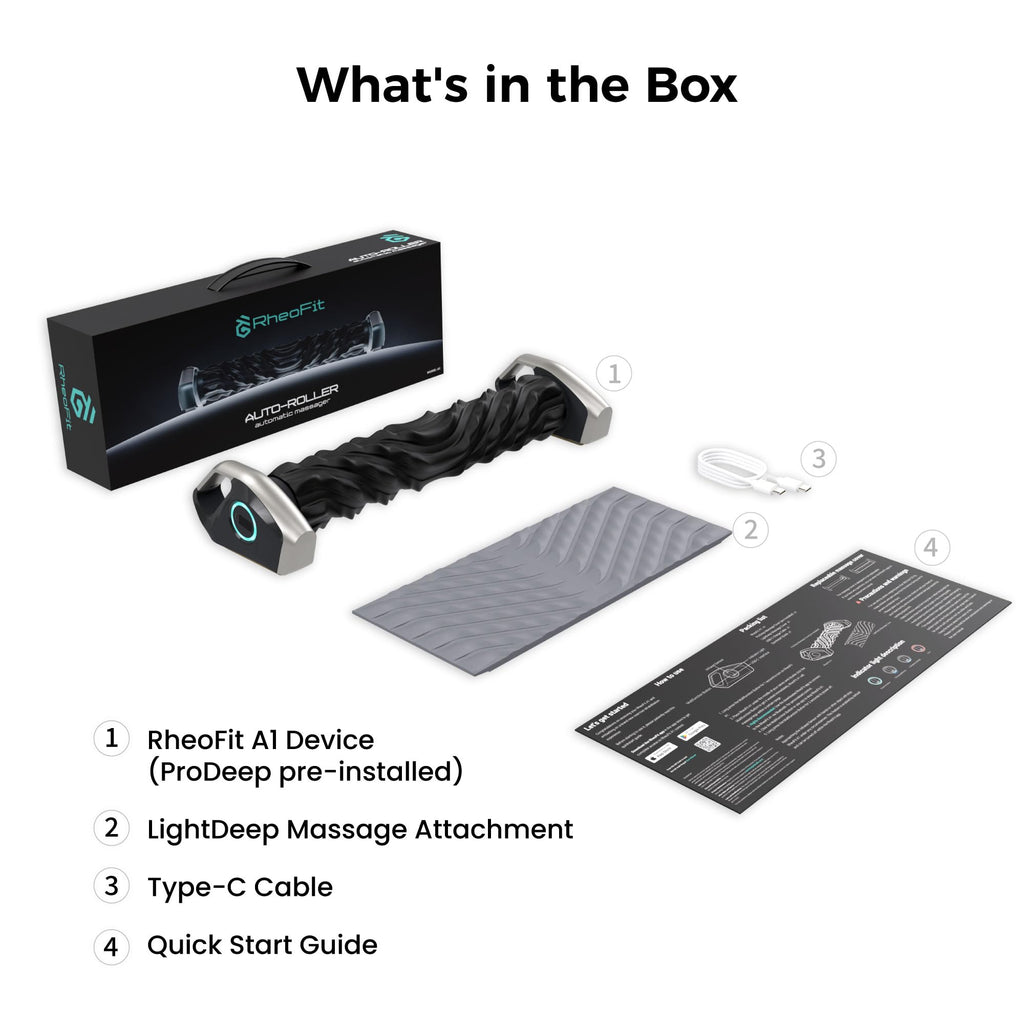 RheoFit A1 Fully Automatic Foam Roller, Hands-Free Full Body Massage