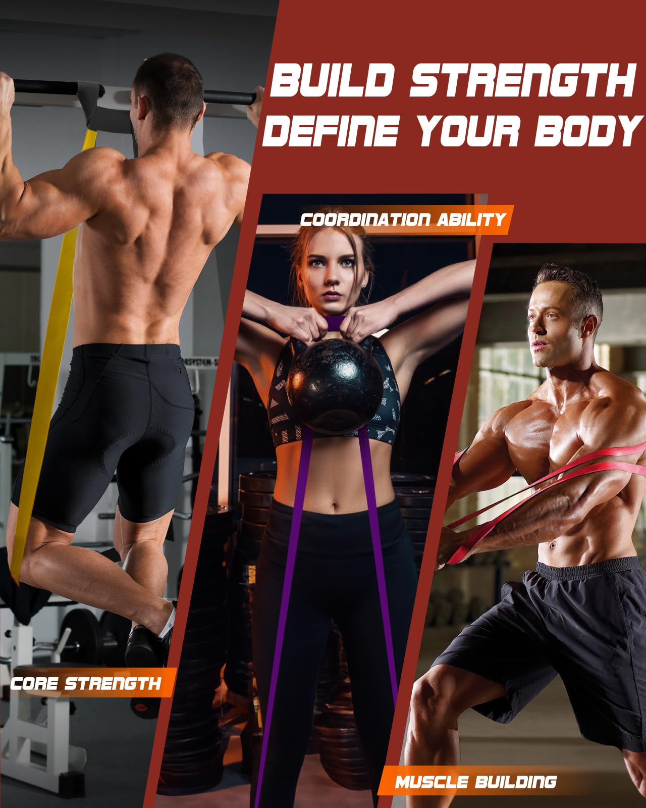 Pull Up Resistance Band Set
