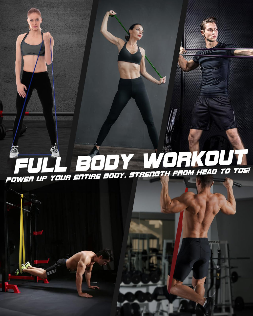 Pull Up Resistance Band Set