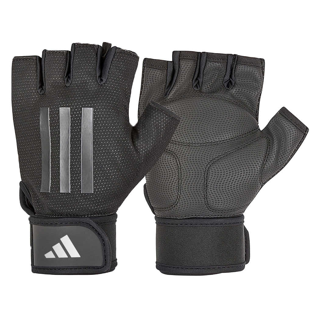 Adidas Elite Training & Weightlifting Gloves, Fingerless Workout Gloves