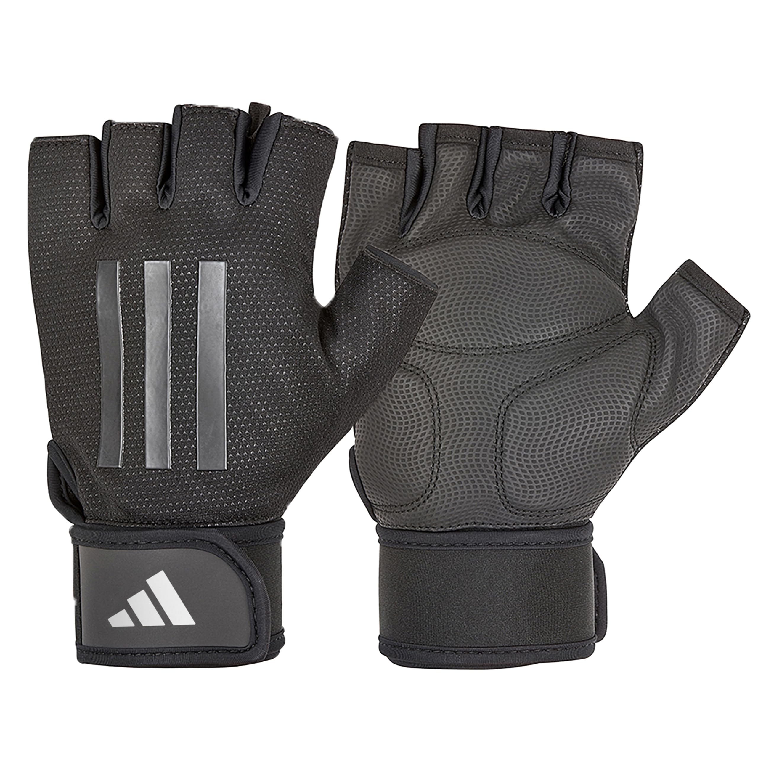 Adidas Elite Training & Weightlifting Gloves, Fingerless Workout Gloves