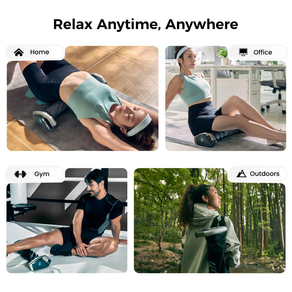 RheoFit A1 Fully Automatic Foam Roller, Hands-Free Full Body Massage
