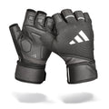 adidas Wrist Wrap Training & Weightlifting Gloves, Fingerless Workout Gloves